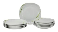 Kombiservice Aviva 62tlg. Weiß Mit Farbigem Dekor Für 6 Personen -Einrichtungsgeschäft 0067a76f 7a2a 452b 8439 2b96558f8180