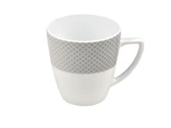 Kombiservice Moonlight 30tlg. - Weiß Mit Farbigem Gittermuster-Dekor Und Geschwungenen Kanten - Für 6 Personen -Einrichtungsgeschäft 088b0ee5 97e6 4376 b2da 58f0244b6be7