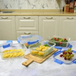 PIE LOCK | Glas Frischhaltedosen Set 10 Tlg | Vorratsdosen | Bento-Box | Aufschnittdose | Brotbox | Brotdose | Wurstdose | Mikrowellendose | Meal Prep 5 PIE LOCK | Glas Frischhaltedosen Set 10 Tlg | Vorratsdosen | Bento-Box | Aufschnittdose | Brotbox | Brotdose | Wurstdose | Mikrowellendose | Meal Prep -Einrichtungsgeschäft 093f2ce3 a880 4ef0 b973 3cba9908ddbb