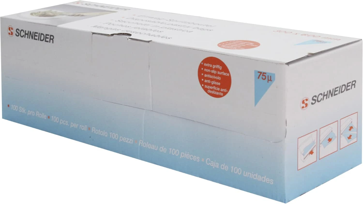 Schneider - Einweg-Spritzbeutel, geschlossene Spitze 300 x 160 mm, 75 my, gerollt. Farbe blau 100 Stk./Box Schneider® Schneider - Einweg-Spritzbeutel, Geschlossene Spitze 300 X 160 Mm, 75 My, Gerollt. Farbe Blau 100 Stk./Box -Einrichtungsgeschäft 18af5fdf 29bc 416f affe 08665b5aa908 1