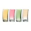Leonardo SWING Trinkglas 450 Ml 4er Set Warme Farben