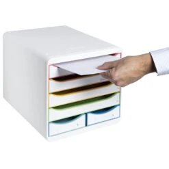 Exacompta 312913D BLACK & WHITE OFFICE Schubladenbox Mit 4 Schubfächern, BIG BOX MAXI, 347x278x271 Mm - Weiss/Harlekin 6 Exacompta 312913D BLACK & WHITE OFFICE Schubladenbox Mit 4 Schubfächern, BIG BOX MAXI, 347x278x271 Mm - Weiss/Harlekin -Einrichtungsgeschäft 3926767b 3955 4b83 8f62 02c0e4bd02ca