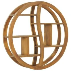 VidaXL Wandregal Yin Und Yang 100x20x100 Cm Teak Massivholz -Einrichtungsgeschäft 3ad87c83 29d0 48ae 8b64 b1b8c5b29c8c