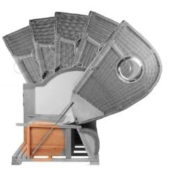 Strandkorb Komplettset - Bene Living - Schaalsee Mahagoni - PE Grau - Modell 534 - Inkl. Liftersystem -Einrichtungsgeschäft 3bee550c ba4b 4d2e aee8 7b9453cfe484