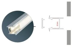 Paulmann LED Strip Einbauprofil Deep 2m Alu Eloxiert#Satin 70861 -Einrichtungsgeschäft 434b43e9 598e 4950 b16c 216394e4dc24