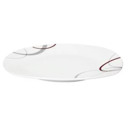 6er Set Essteller Flach Palazzo 25cm - Speiseteller Aus Weißem Porzellan Mit Dekor-Kreisen In Grau Und Dunkelrot 5 6er Set Essteller Flach Palazzo 25cm - Speiseteller Aus Weißem Porzellan Mit Dekor-Kreisen In Grau Und Dunkelrot -Einrichtungsgeschäft 537d16c5 cf0a 4afd ac7e a15ed6c0bcfa
