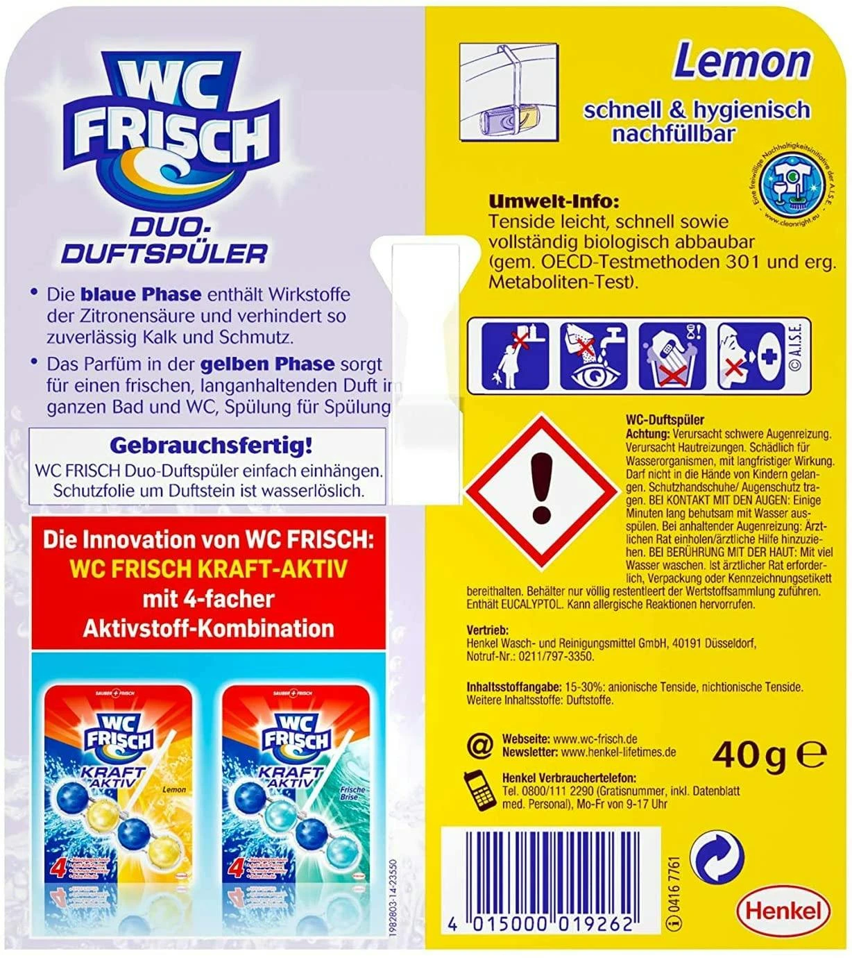 WC Frisch Duo-Duftspüler Lemon 4er Pack WC-Duftstein 4x1 Stück WC Reiniger WC Frisch Duo-Duftspüler Lemon 4er Pack WC-Duftstein 4x1 Stück WC Reiniger -Einrichtungsgeschäft 56284b4f 91fd 401f bebc deda92656b06