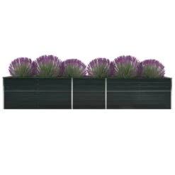 VidaXL Garten-Hochbeet Verzinkter Stahl 600x80x77 Cm Anthrazit -Einrichtungsgeschäft 5df9bb7a 3e38 48ca bd80 94bf910c8876