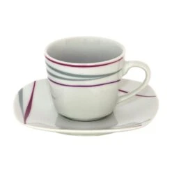 6er Set Kaffeetasse 18cl Mit Kaffeeuntertasse 14,5cm Atrium -Einrichtungsgeschäft 663aef70 2890 4493 9f46 688d25fcac10