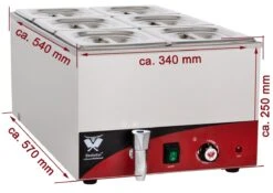 Beeketal Speisenwärmer Wasserbad Bain Marie BBM-6 5 Beeketal Speisenwärmer Wasserbad Bain Marie BBM-6 -Einrichtungsgeschäft 689cd3f0 fbc8 4061 ae92 b6f6f1cfcf19 1