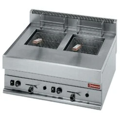 Gastro Gas-Fritteuse Zwei Becken Tischgerät Fritteuse Je 8 L Kapazität -Einrichtungsgeschäft 7018b7fe bb64 478b b127 7c5806e7bf27