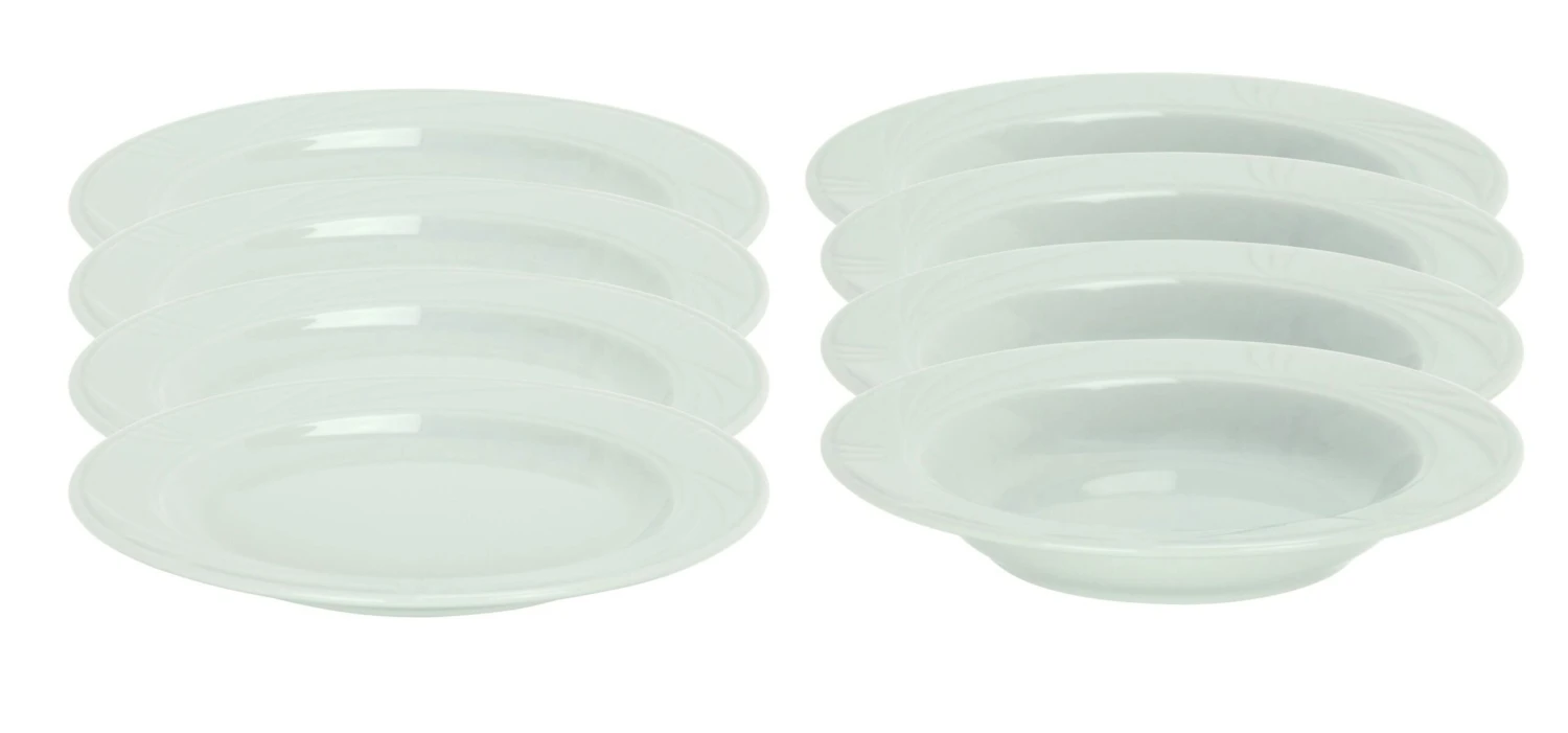 Tafelservice Moonlight 12tlg. - weiß mit farbigem Gittermuster-Dekor und geschwungenen Kanten - für 6 Personen Tafelservice Moonlight 12tlg. - Weiß Mit Farbigem Gittermuster-Dekor Und Geschwungenen Kanten - Für 6 Personen -Einrichtungsgeschäft 71daabe6 327d 4035 827d 283357180a9b scaled