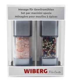 WIBERG Menage Mit Salz- Und Pfeffermühle Menage Aus Rostfreiem Edelstahl Und ABS Kunststoff (205 G) 3 WIBERG Menage Mit Salz- Und Pfeffermühle Menage Aus Rostfreiem Edelstahl Und ABS Kunststoff (205 G) -Einrichtungsgeschäft 74b78709 5f82 4345 b220 4ea9ddf6bb9c 1