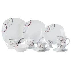 Kombiservice Aviva 62tlg. Weiß Mit Farbigem Dekor Für 6 Personen -Einrichtungsgeschäft 7dc29c8d 94ab 4d6a 8489 e3b98597aacf 1