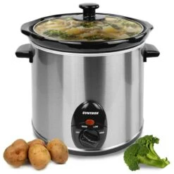 7,5 Liter Edelstahl Slow Cooker Mit Warmhaltefunktion -Einrichtungsgeschäft 85aec754 910e 4396 8282 9eacf3970fa2