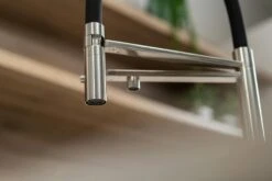 3 Wege Wasserhahn Küchenarmatur Spültischmischer, Edelstahl Massiv, 360° Schwenkbarem Schwarz Auslauf, Abnehmbare 2 Strahl Handbrause, Gebürstet -Einrichtungsgeschäft 9593b776 5c6d 4f3f 8464 4c8d4b760733