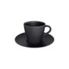 Villeroy & Boch Manufacture Rock Espressotasse Mit Untertasse Schwarz