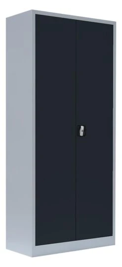 Aktenschrank Metallschrank Abschließbar Lichtgrau/Anthrazit 2 Fachböden 1200 X 800 X 383 Mm 530298 -Einrichtungsgeschäft aad985ca 6f83 4412 a839 eccd06b69ccc
