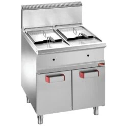 Gastro Gas-Fritteuse Zwei Becken Tischgerät Fritteuse Je 8 L Kapazität -Einrichtungsgeschäft c04adaae 8115 436a 989c b744194758f3