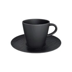 Villeroy & Boch Manufacture Rock Espressotasse Mit Untertasse Schwarz -Einrichtungsgeschäft c599f61b 395b 414c bf0f a7770be5a37b