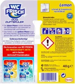 WC FRISCH Duo-Duftspüler 10er Pack Lemon WC Reiniger & WC-Duftstein 10x1 Stück 5 WC FRISCH Duo-Duftspüler 10er Pack Lemon WC Reiniger & WC-Duftstein 10x1 Stück -Einrichtungsgeschäft c6218100 fc0c 4b6d bb39 a29e52b28d31