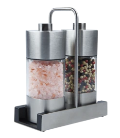 WIBERG Menage Mit Salz- Und Pfeffermühle Menage Aus Rostfreiem Edelstahl Und ABS Kunststoff (205 G) 2 WIBERG Menage Mit Salz- Und Pfeffermühle Menage Aus Rostfreiem Edelstahl Und ABS Kunststoff (205 G) -Einrichtungsgeschäft d344b351 b1ed 403d 8697 b83372a46136 1