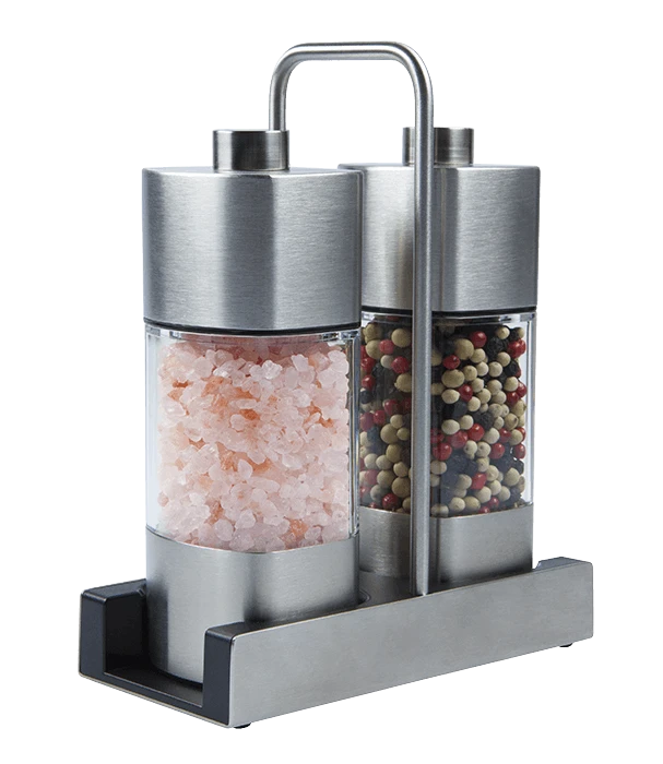 WIBERG Menage mit Salz- und Pfeffermühle Menage aus rostfreiem Edelstahl und ABS Kunststoff (205 g) WIBERG Menage Mit Salz- Und Pfeffermühle Menage Aus Rostfreiem Edelstahl Und ABS Kunststoff (205 G) -Einrichtungsgeschäft d344b351 b1ed 403d 8697 b83372a46136 1