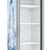 METRO PROFESSIONAL Glastürkühlschrank/ Kühlvitrine GSC5350WS, 59.5 X 62.4 X 200 Cm, 362 L, Lüfterunterstützte Kühlung, 270 W, 4 Rollen, Weiß