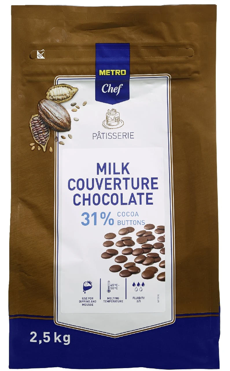 METRO Chef Kuvertüre Buttons Dunkle Schokolade 55 % Kakaomasse (2,5 kg) METRO Chef Kuvertüre Buttons Dunkle Schokolade 55 % Kakaomasse (2,5 Kg) -Einrichtungsgeschäft d8681e9c abe1 472e 86b4 31ebda744390