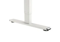 SIGMA Elektrisch Höhenverstellbarer Schreibtisch, P2-Grade Spanplatte/Metall/Kunststoff, 160x80x73.5-121 Cm, 2-Gang-Motor, Abgerundete Ecken, Weiß -Einrichtungsgeschäft e4922ade 6aab 4c71 8060 30843f37be47