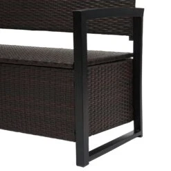 Poly-Rattan 2er Sitzbank HWC-F39, Gartenbank Truhenbank, Staufach Aufbewahrung Sitzkissen ~ Braun, Kissen Grün 6 Poly-Rattan 2er Sitzbank HWC-F39, Gartenbank Truhenbank, Staufach Aufbewahrung Sitzkissen ~ Braun, Kissen Grün -Einrichtungsgeschäft e8928074 b6fa 4eb1 baef c7b8c2d0dd57