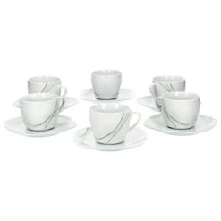 6er Set Kaffeetasse 18cl Mit Kaffeeuntertasse 14,5cm Atrium -Einrichtungsgeschäft ec4b3ed0 5da5 4a6f 9a4a ad7b481fc8e5