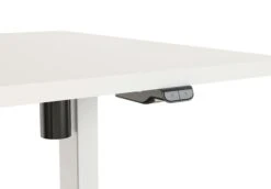 SIGMA Elektrisch Höhenverstellbarer Schreibtisch, P2-Grade Spanplatte/Metall/Kunststoff, 160x80x73.5-121 Cm, 2-Gang-Motor, Abgerundete Ecken, Weiß -Einrichtungsgeschäft f2c399d4 f4d6 488f ba16 3312ff0574e5