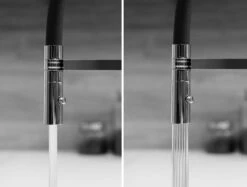 Niederdruck 3 Wege Wasserhahn Küchenarmatur Spültischmischer FC Verchromt, Mit 360° Schwenkbarem Stahlfeder Auslauf Und Abnehmbare 2 Strahl Handbrause -Einrichtungsgeschäft fcb66587 1ae8 469c 9791 2426ba7adde4